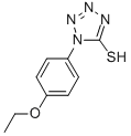 1-(4-乙氧基苯基)-1,2-二氢-5H-四唑-5-硫酮结构式