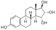 Structure of 1,3,5(10)-ESTRATRIEN-3,15-ALPHA, 16-ALPHA, 17-BETA-TETROL