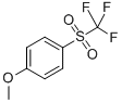 Structure of 4-(1,1,1-TRIFLUOROMETHANESULFONYL)ANISOLE