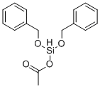 Structure of DIBENZYLOXYACETOXYSILANE