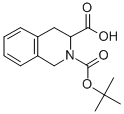 Structure of N-(TERT-BUTOXYCARBONYL)-1,2,3,4-TETRAHYDROISOQUINOLINE-3-CARBOXYLIC ACID