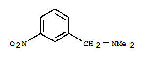 N,N-dimethyl-1-(3-nitrophenyl)methanamine结构式