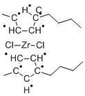 Structure of Bis(1-butyl-3-methylcyclopentadienyl)zirconium dichloride