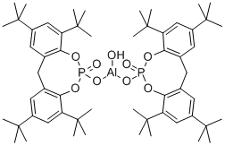 Structure of Aluminium hydroxybis[2,2-methylen-bis(4,6-di-tert-butylphenyl)phosphate]