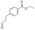 Structure of 3-(4-Carboethoxy)phenyl propanal