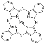 Structure of PHTHALOCYANINE LEAD