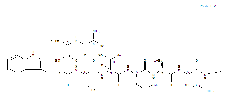 Structure of DermaseptinI (Phyllomedusa sauvagei), 4-L-phenylalanine-27-L-asparagine-