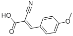 Structure of ALPHA-CYANO-4-METHOXYCINNAMIC ACID
