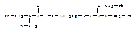 Structure of 1,6-Bis(N,N′-dibenzylthiocarbamoyldithio)-hexan