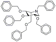 Structure of N-BENZYL-2,3,4,6-TETRA-O-BENZYL-1,5-DIDEOXY-IMINO-L-IDITOL
