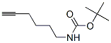 Structure of Carbamic acid,N-5-hexyn-1-yl-, 1,1-dimethylethyl ester