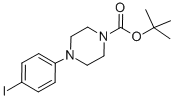 Structure of TERT-BUTYL 4-(4-IODOPHENYL)TETRAHYDRO-1(2H)-PYRAZINECARBOXYLATE