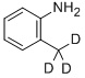 Structure of O-TOLUIDINE-D3 (METHYL-D3)
