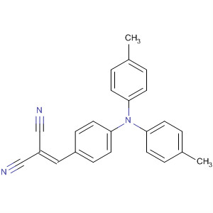 Structure of Propanedinitrile, [[4-[bis(4-methylphenyl)amino]phenyl]methylene]-