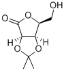 Structure of 2,3-O-ISOPROPYLIDENE-L-LYXONO-1,4-LACTONE