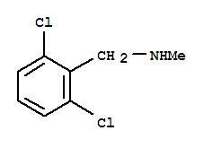 Chemical structure of [(2,6-dichlorophenyl)methyl](methyl)amine