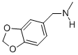 N-(1,3-苯并二氧杂环-5-基甲基)-N-甲胺结构式