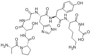 Structure of BFGF INHIBITORY PEPTIDE