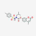 Structure of 4-METHYL-2-OXO-2H-CHROMEN-7-YL TOSYL-L