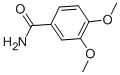 Structure of 3,4-DIMETHOXYBENZAMIDE