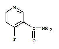 Structure of 3-Pyridinecarboxamide,4-fluoro-