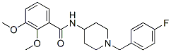 2,3-dimethoxy-N-(1-(4-fluorobenzyl)piperidin-4-yl)benzamide结构式