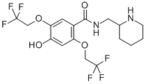 Chemical structure of 4-HYDROXYFLECAINIDE