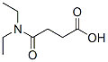 3-(diethylcarbamoyl)propanoic acid结构式