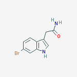 Structure of 6-Bromoindole-3-acetamide