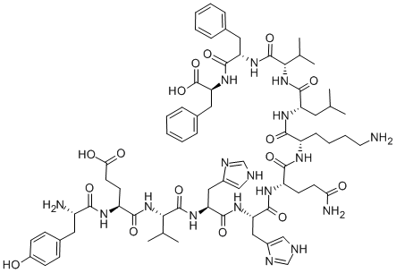 AMYLOID BETA-PROTEIN (10-20)结构式