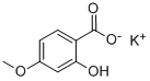 Structure of Potassium 4-methoxysalicylate