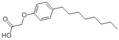 Structure of 4-OCTYLPHENOXY-ACETIC ACID