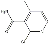 Structure of 2-chloro-4-methylpyridine-3-carboxamide
