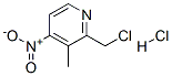 Structure of 4-NITRO 3 -METHYL 2-CHLOROMETHYL PYRIDINE.HCL