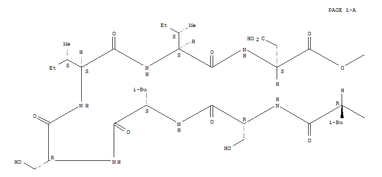 Structure of arthrofactin