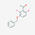 3-(benzyloxy)-2,6-difluorobenzaldehyde结构式