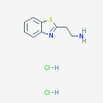 Structure of 2-(2-AMINOETHYL)BENZO[D]THIAZOLE 2HCL MIN