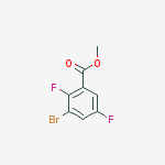 Structure of Methyl 3-bromo-2,5-difluorobenzoate