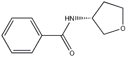 Structure of (R)-N-(tetrahydrofuran-3-yl)benzamide