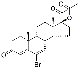 Structure of 6-BroMo-6-dehydro-17α-acetoxy Progesterone
