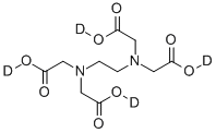 Structure of (DO2CCH2)2N(CH2)2N(CH2CO2D)2
