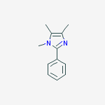Chemical structure of 1,4,5-triMethyl-2-phenyl-1H-iMidazole