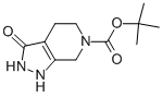 Structure of 6H-PYRAZOLO[3,4-C]PYRIDINE-6-CARBOXYLIC ACID, 1,2,3,4,5,7-HEXAHYDRO-3-OXO-, 1,1-DIMETHYLETHYL ESTER