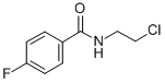 (2-CHLOROETHYL)-4-FLUOROBENZAMIDE结构式