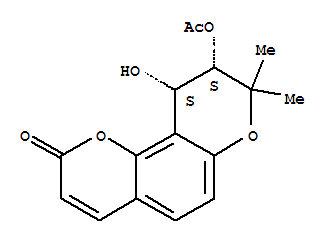 Structure of qianhucoumarin B