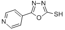Structure of 5-(4-PYRIDYL)-1,3,4-OXADIAZOLE-2-THIOL