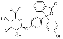 Structure of PHENOLPHTHALEIN GLUCURONIC ACID