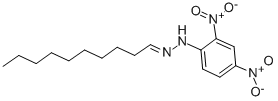 Structure of DECYL ALDEHYDE (DNPH DERIVATIVE)