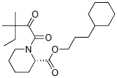 Chemical structure of (S)-3-Cyclohexylpropyl 1-(3,3-dimethyl-2-oxopentanoyl)piperidine-2-carboxylate