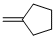 Structure of METHYLENECYCLOPENTANE
